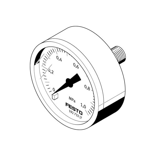 Pressure Gauge MA-50-1-G1/4-MPA